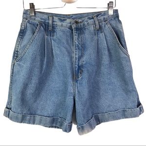 Vintage Bill Blass High Waist Mom Jean Shorts